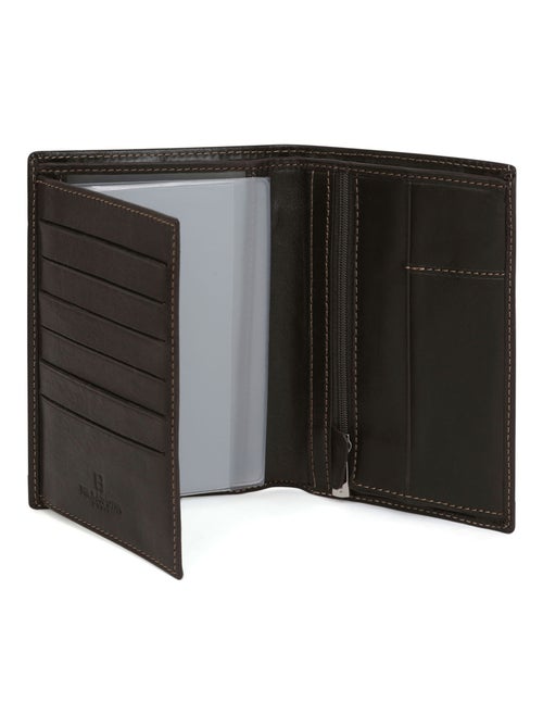 Portafoglio europeo - 2 scomparti - Pelle FÉLIN - Kiabi