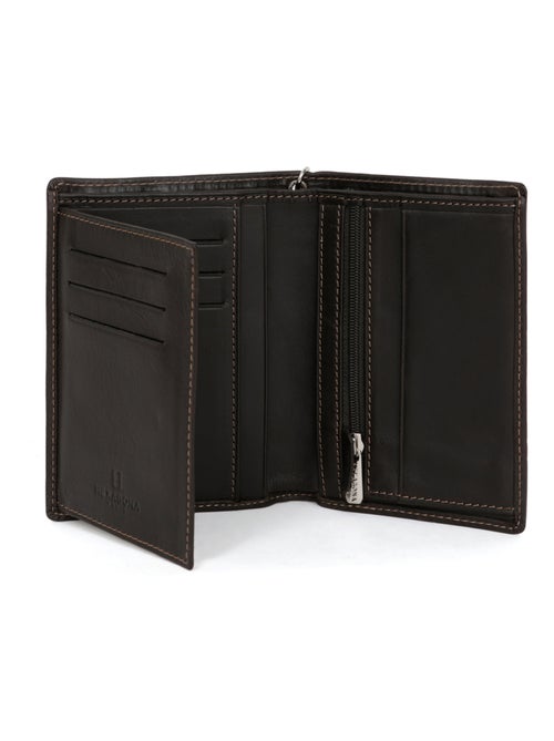 Portafoglio europeo - 2 scomparti - Pelle FÉLIN - Kiabi