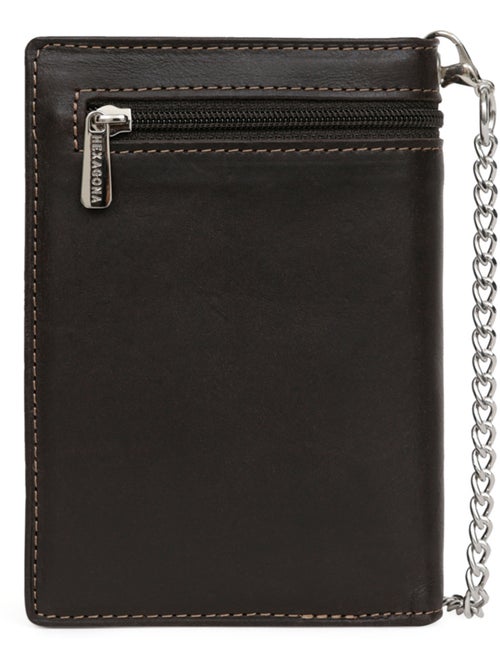 Portafoglio europeo - 2 scomparti - Pelle FÉLIN - Kiabi