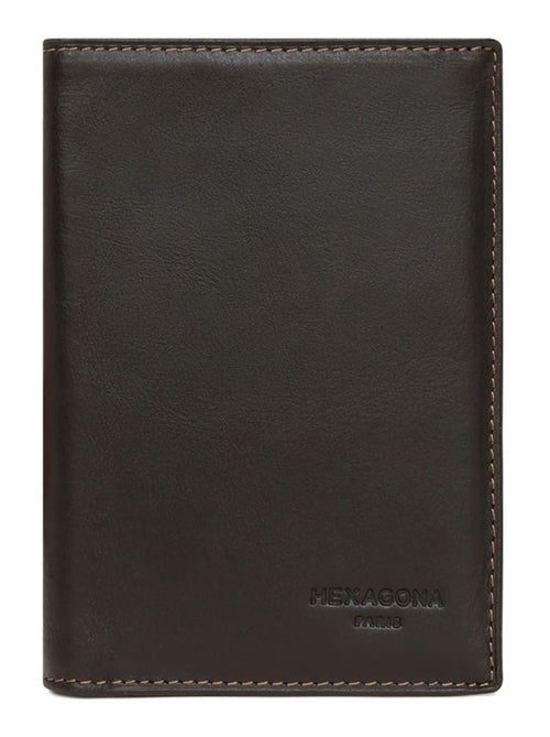 Portafoglio europeo - 2 scomparti - Pelle FÉLIN - Kiabi