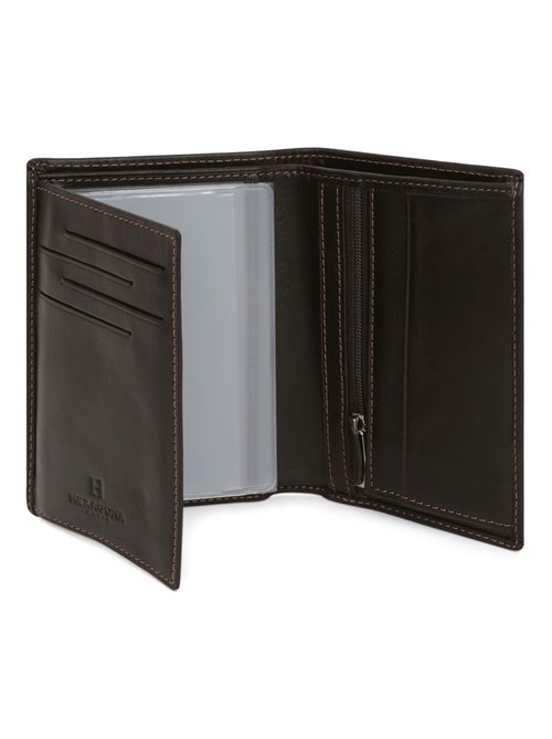 Portafoglio europeo - 2 scomparti - Pelle FÉLIN - Kiabi