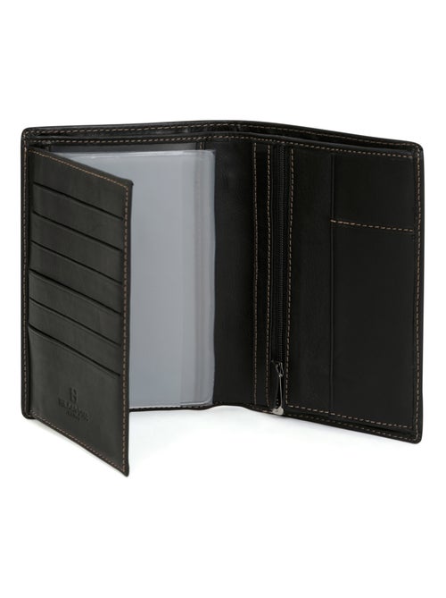 Portafoglio europeo - 2 scomparti - Pelle FÉLIN - Kiabi