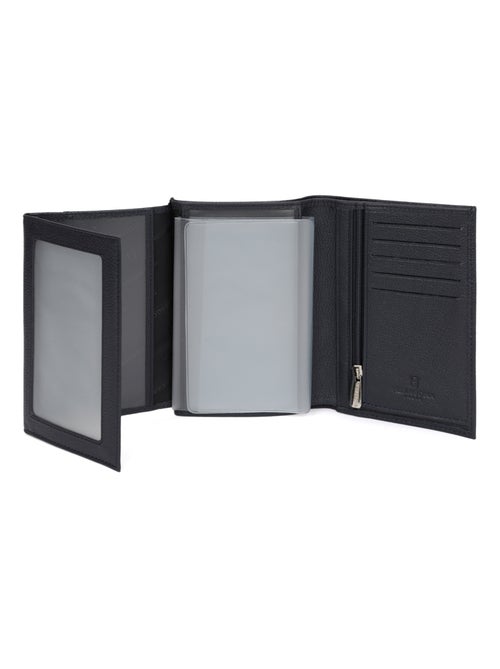 Portafoglio europeo - 3 scomparti - Pelle CONFORT - Kiabi