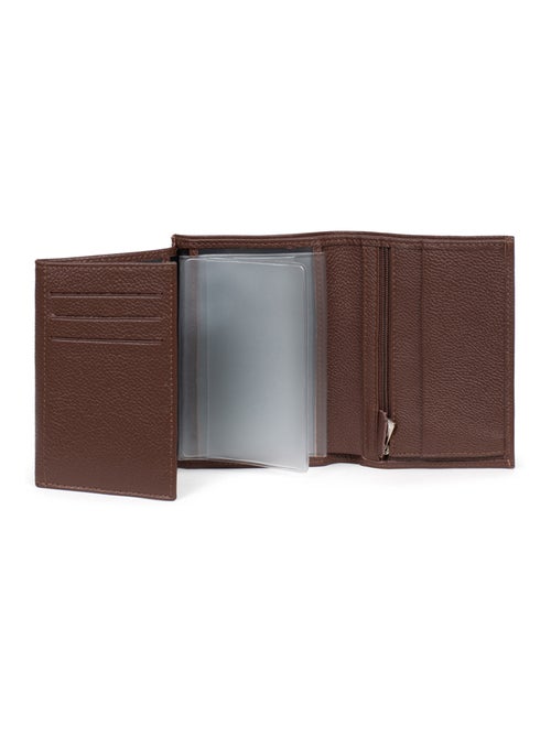 Portafoglio europeo - 3 scomparti - Pelle CONFORT - Kiabi