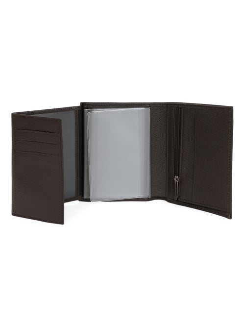 Portafoglio europeo - 3 scomparti - Pelle CONFORT - Kiabi