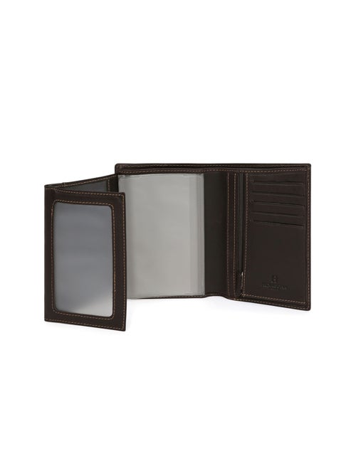 Portafoglio europeo - 3 scomparti - Pelle FÉLIN - Kiabi