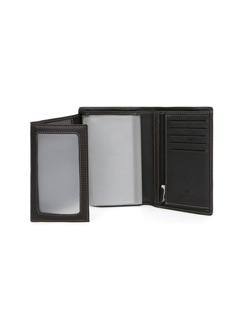 Portafoglio europeo - 3 scomparti - Pelle FÉLIN - Kiabi