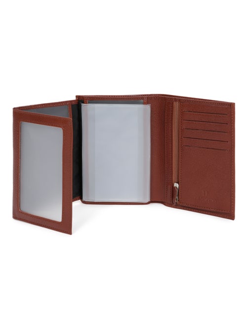 Portafoglio europeo - 3 scomparti - Pelle RÉPUBLIQUE - Kiabi