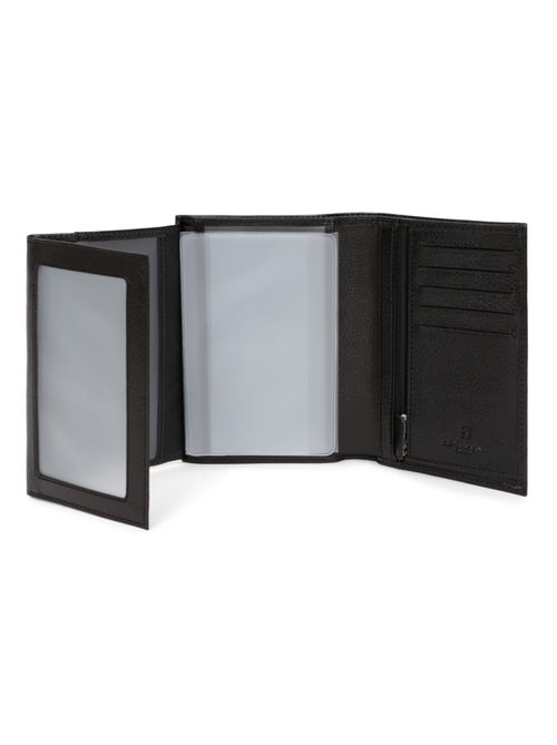 Portafoglio europeo - 3 scomparti - Pelle RÉPUBLIQUE - Kiabi