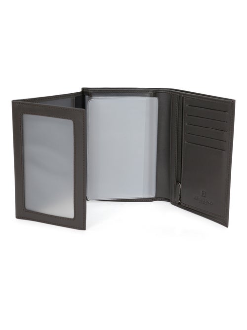 Portafoglio europeo - 3 scomparti - Pelle SOFT - Kiabi