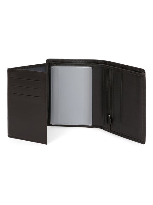 Portafoglio europeo - 3 scomparti - Stop RFID - Pelle SENSATION - Kiabi