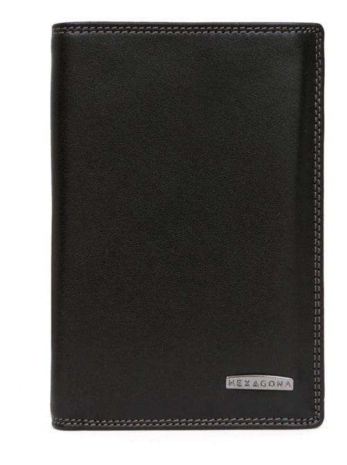 Portafoglio europeo - 3 scomparti - Stop RFID - Pelle SENSATION - Kiabi