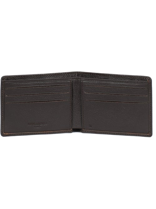Portafoglio italiano - 1 scomparto - stop rfid - pelle di vitello confort hexagona - Kiabi