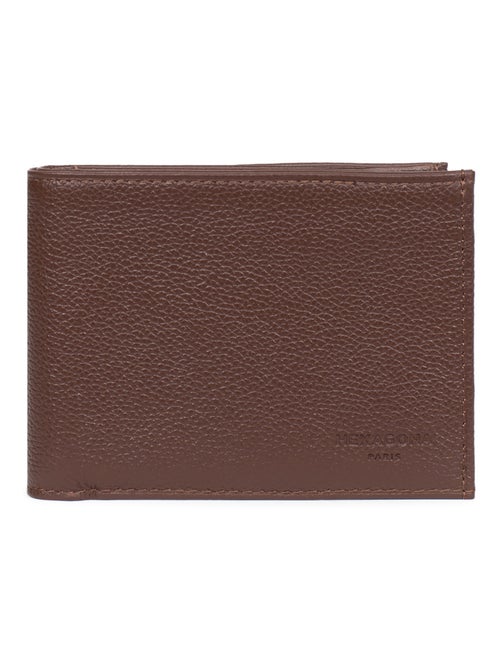 Portafoglio italiano - 2 ante - Pelle CONFORT - Kiabi