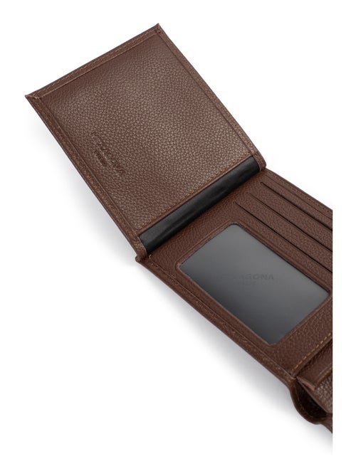 Portafoglio italiano - 2 ante - Pelle CONFORT - Kiabi