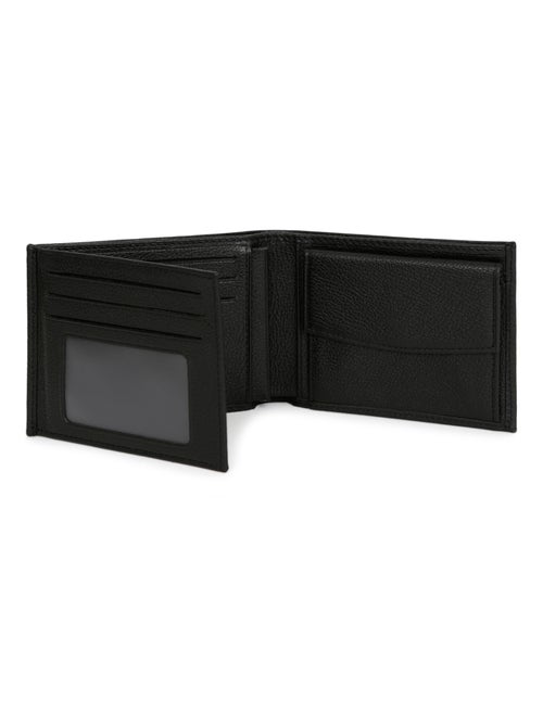 Portafoglio italiano - 2 ante - Pelle CONFORT - Kiabi