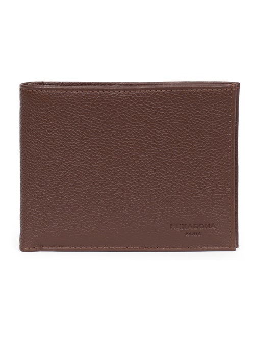 Portafoglio italiano - 2 scomparti - Pelle CONFORT - Kiabi