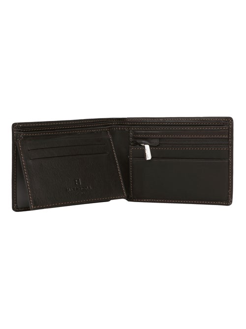 Portafoglio italiano - 2 scomparti - Pelle FÉLIN - Kiabi