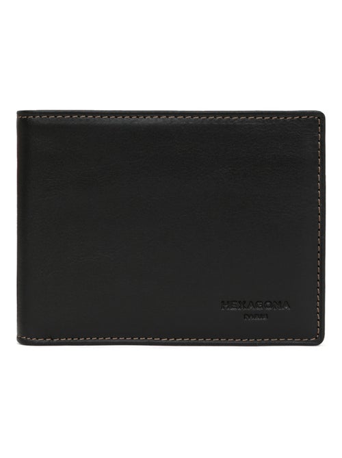 Portafoglio italiano - 2 scomparti - Pelle FÉLIN - Kiabi