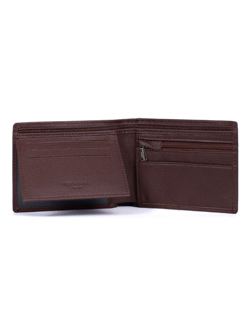 Portafoglio italiano - 2 scomparti - Stop RFID - Pelle CONFORT - Kiabi