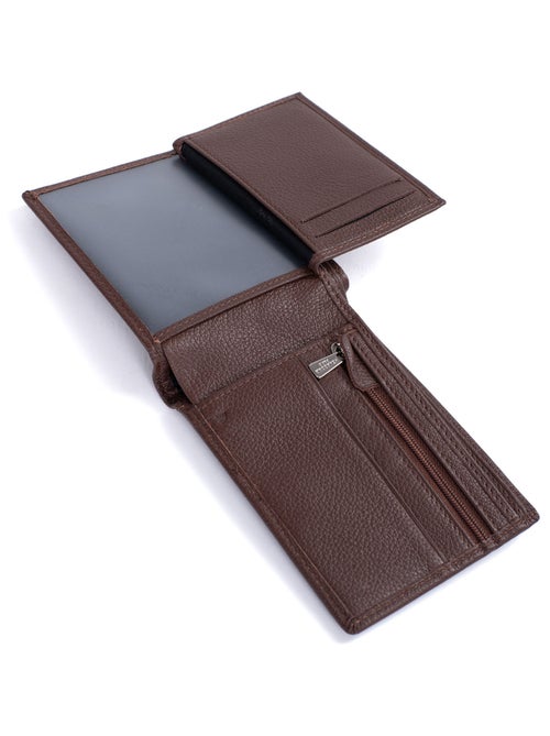 Portafoglio italiano - 2 scomparti - Stop RFID - Pelle CONFORT - Kiabi