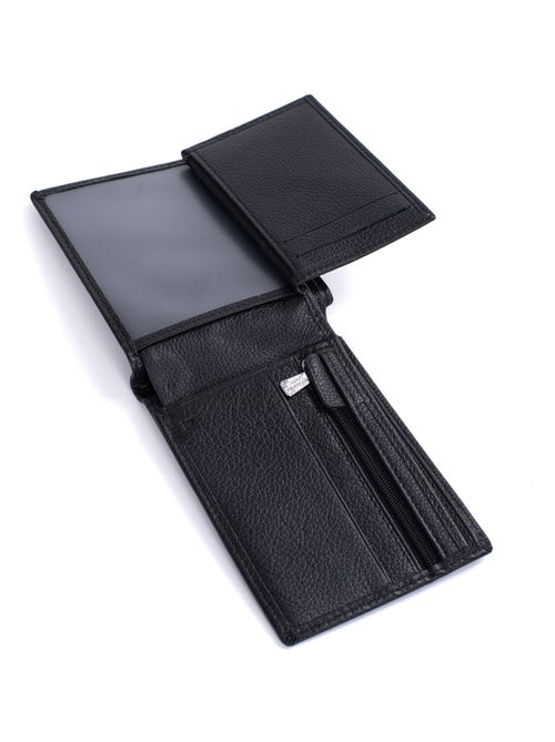 Portafoglio italiano - 2 scomparti - Stop RFID - Pelle CONFORT - Kiabi