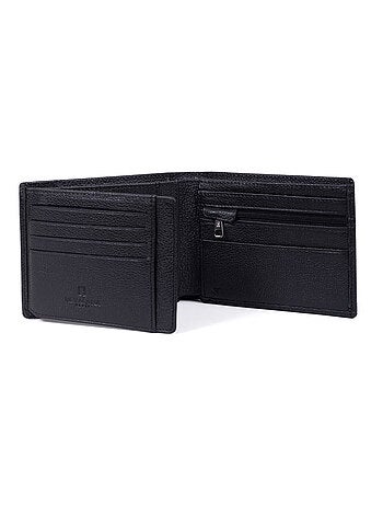 Portafoglio italiano - 2 scomparti - Stop RFID - Pelle DUO
