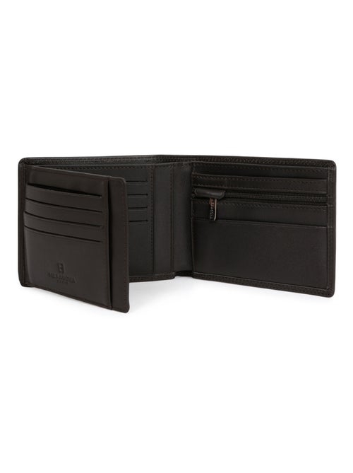 Portafoglio italiano - 2 scomparti - Stop RFID - Pelle SENSATION - Kiabi