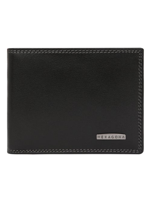 Portafoglio italiano - 2 scomparti - Stop RFID - Pelle SENSATION - Kiabi