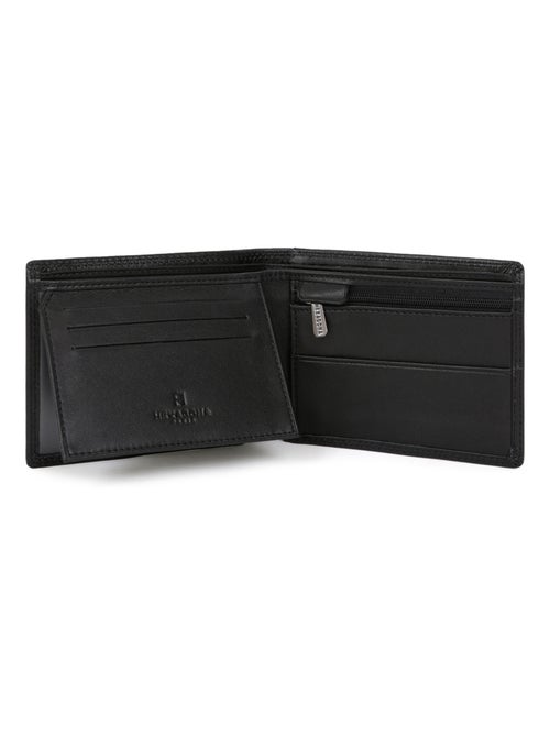 Portafoglio italiano - 2 scomparti - Stop RFID - Pelle SENSATION - Kiabi