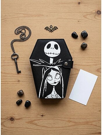 Portafoglio Jack e Sally similpelle Disney