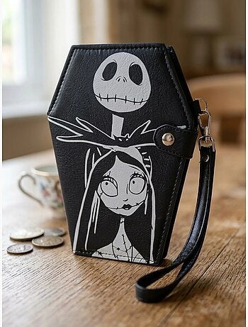 Portafoglio Jack e Sally similpelle Disney