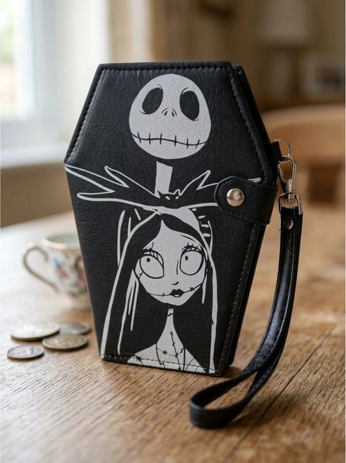 Portafoglio Jack e Sally similpelle Disney - Kiabi