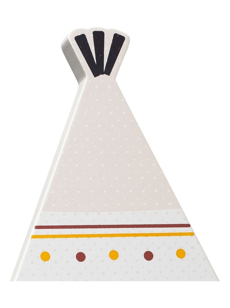 Portafoto Tipi 18x21 cm in legno - SAUTHON Beige - Kiabi