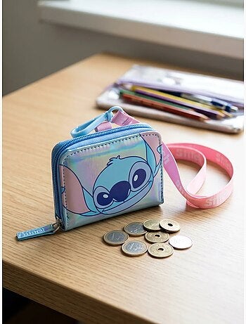 Portamonete irisato stitch disney
