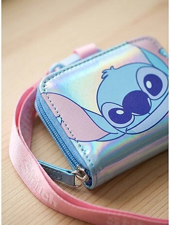 Portamonete irisato stitch disney