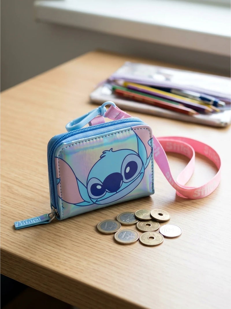 Portamonete irisato stitch disney Blu - Kiabi