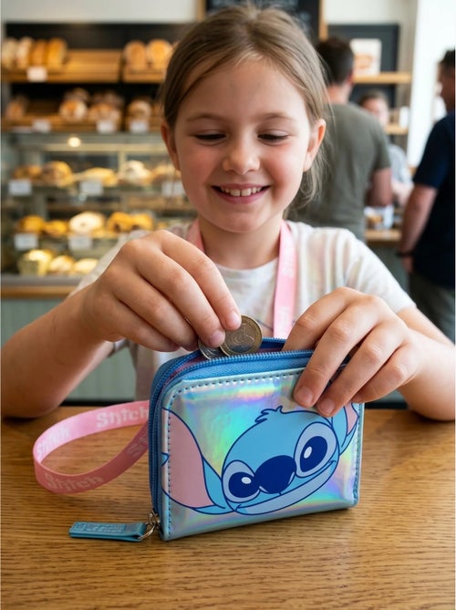Portamonete irisato stitch disney - Kiabi Portamonete irisato stitch disney - Kiabi