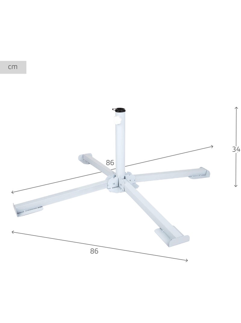 Portaombrelli pieghevole 25/32 mm Aktive Giardino Bianco - Kiabi