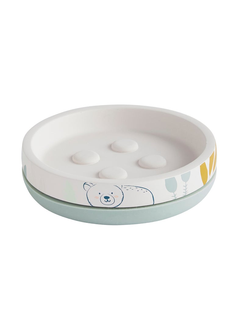 Portasapone 'orso' bianco/blu - Kiabi