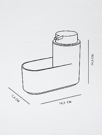 Portaspugna e dispenser di sapone