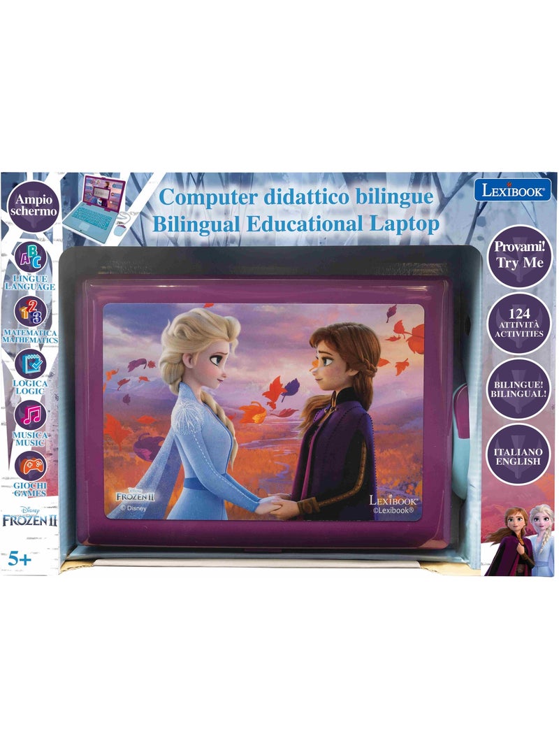 Portatile didattico bilingue Frozen 124 attività in inglese e italiano Viola - Kiabi