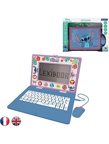 Portatile didattico bilingue Stitch con 170 attività (EN/FR)