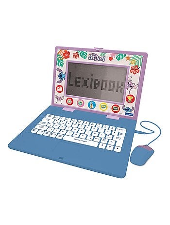 Portatile didattico bilingue Stitch con 170 attività (EN/FR)