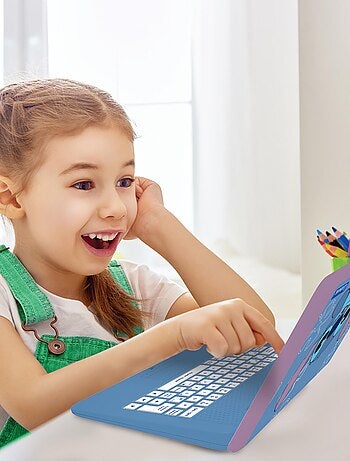 Portatile didattico bilingue Stitch con 170 attività (EN/FR)