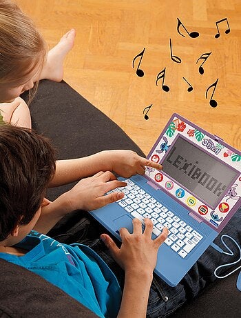 Portatile didattico bilingue Stitch con 170 attività (EN/FR)