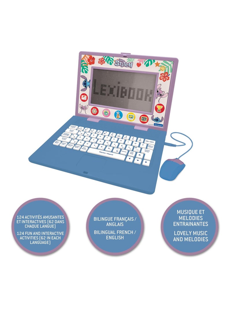 Portatile didattico bilingue Stitch con 170 attività (EN/FR) Rosa - Kiabi