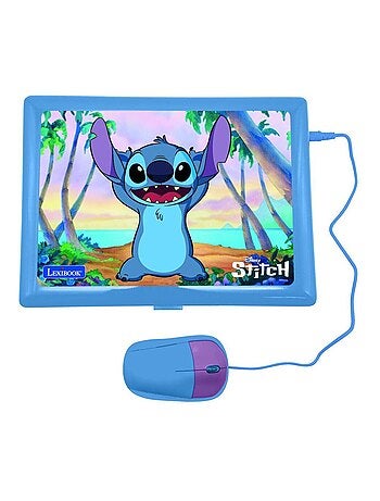 Portatile didattico parlante bilingue Stitch 124 attività in francese e inglese