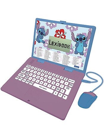 Portatile didattico parlante bilingue Stitch 124 attività in inglese e italiano