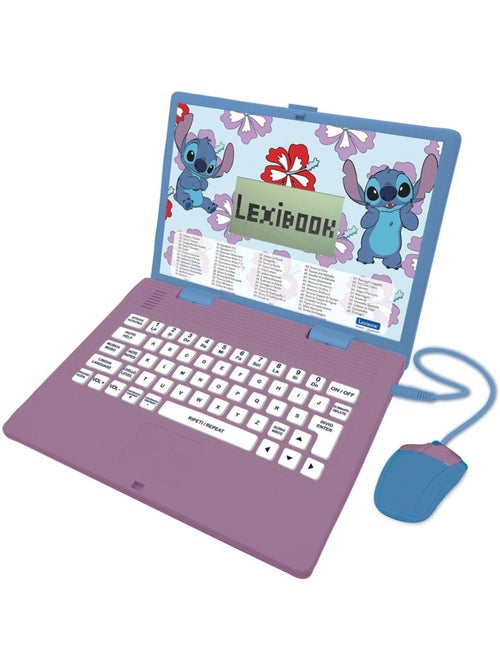 Portatile didattico parlante bilingue stitch 124 attività in inglese e italiano - Kiabi